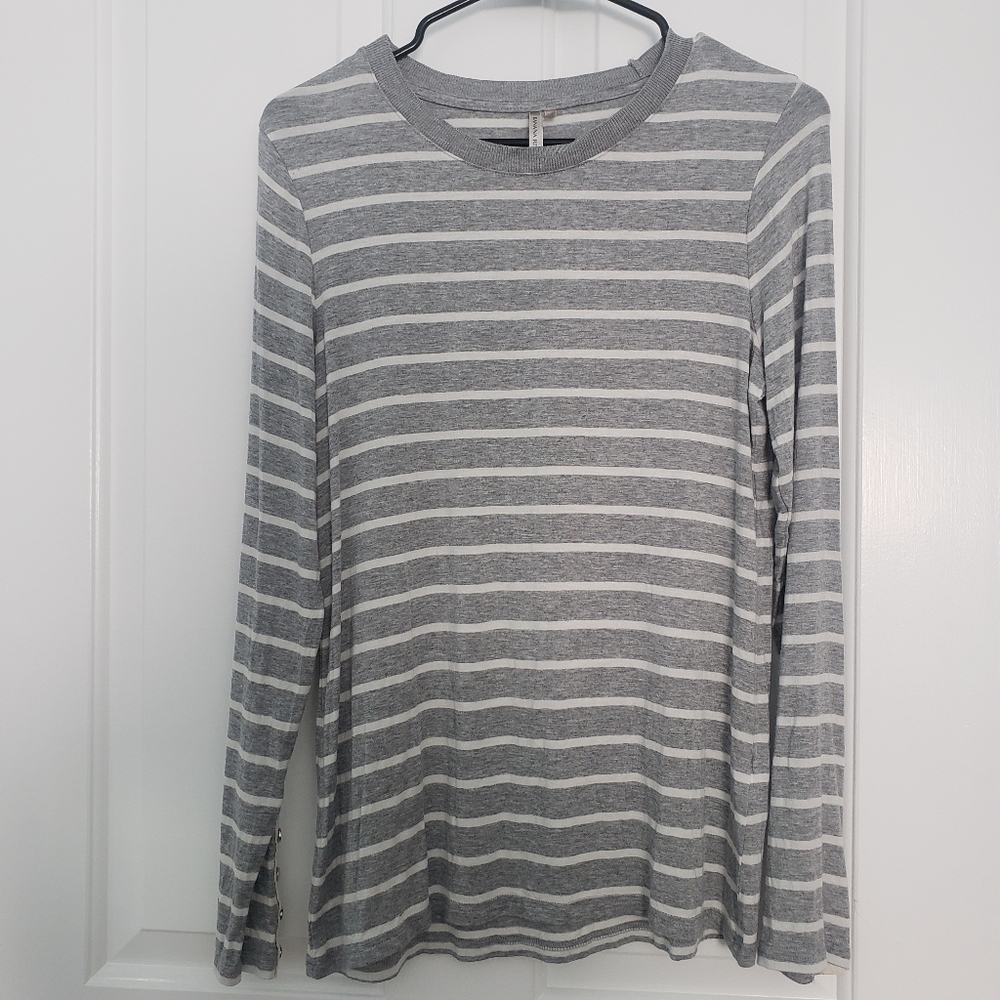 NEW Banana Republic Striped Long Sleeve